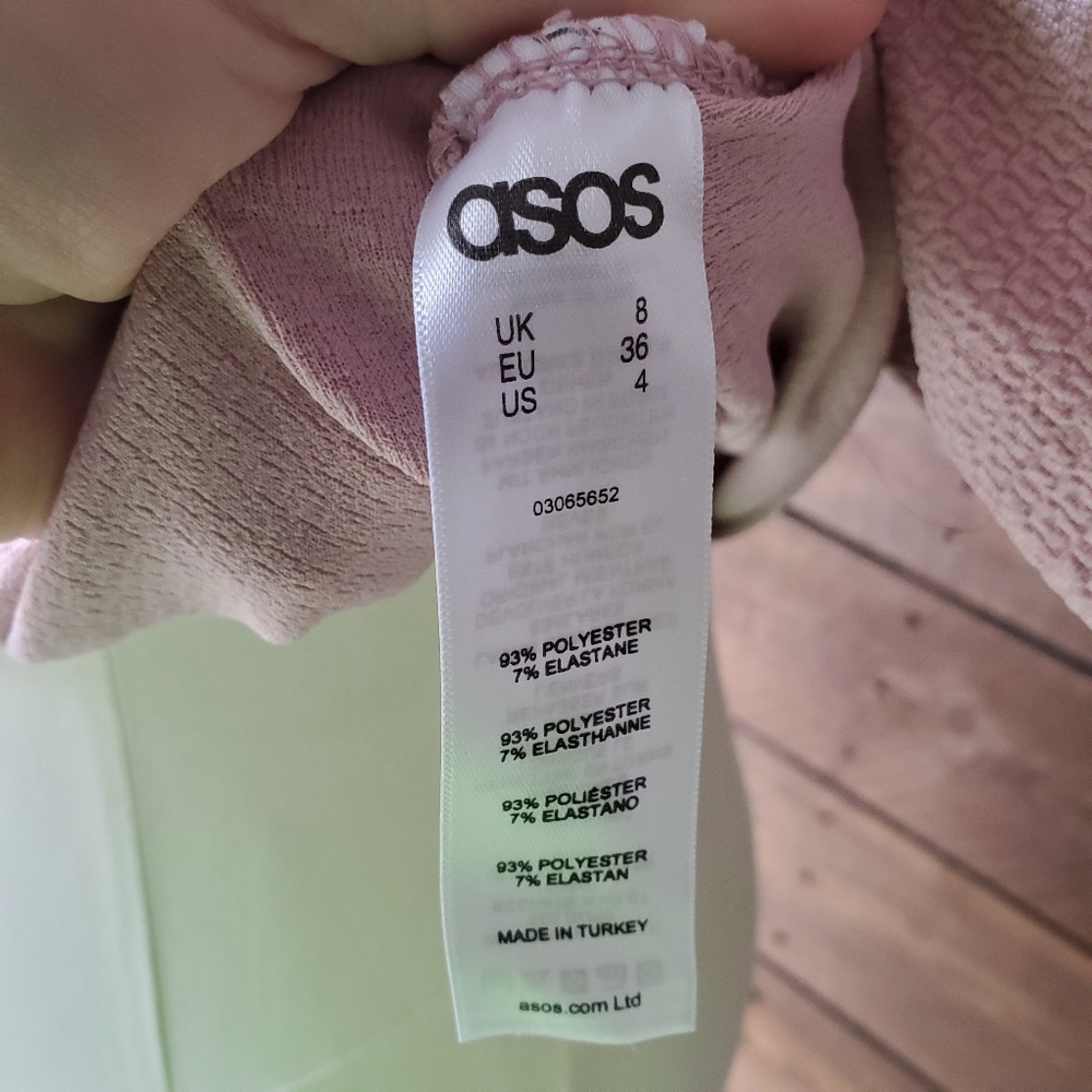🤏 ASOS Mauve top Size 4 - Picture 4 of 5